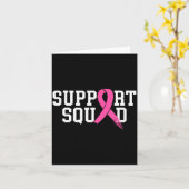Suprt Squad Brustkrebsmonat nk Karte (Gelbe Blume)