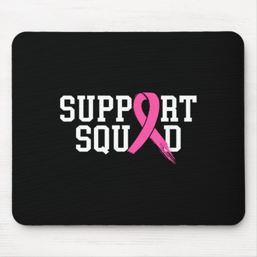 Suprt Squad Brustkrebsmonat nk Mousepad (Vorne)