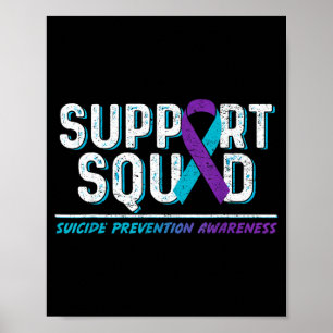 Suprt Squad Suprt Suizidpräventions-Bewusstseins-R Poster