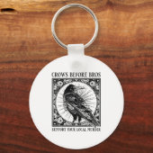 Suprt Your Local Murder Crows Before Bros Funny  Schlüsselanhänger (Vorderseite)