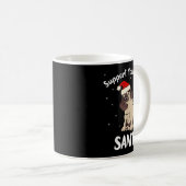 Suprt Your Local Santa - Funny Christmas Xmas Men  Kaffeetasse (VorderseiteRechts)