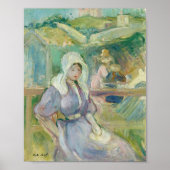 Sur La Plage à Portrieux | Berthe Morisot Poster (Vorne)