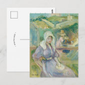 Sur La Plage à Portrieux | Berthe Morisot Postkarte (Vorne/Hinten)