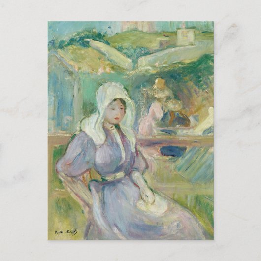 Sur La Plage à Portrieux | Berthe Morisot Postkarte (Vorderseite)