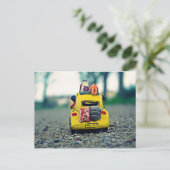 Sur la route des vacances. postkarte (Stehend Vorderseite)