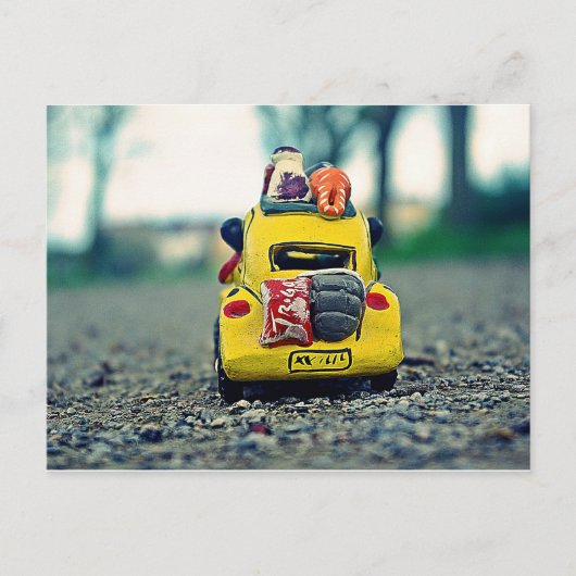 Sur la route des vacances. postkarte (Vorderseite)