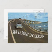SUR LE PONT OLERON POSTKARTE (Vorne/Hinten)