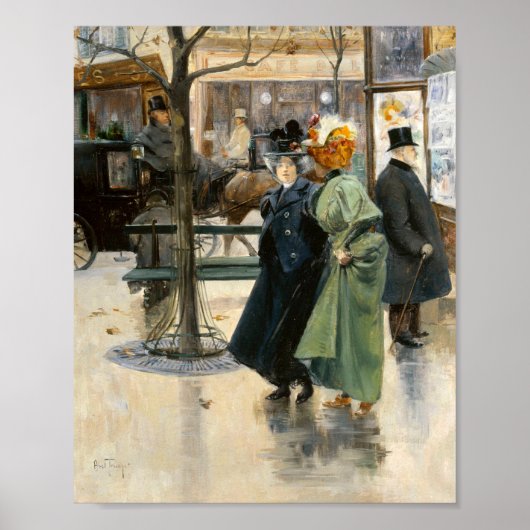 Sur les Boulevards | Louis Abel-Truchet Poster (Vorne)