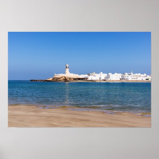 Sur Leuchtturm - Sur, Oman Poster (Vorne)