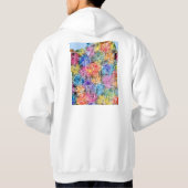 Surabaya Indonesia City Map Hoodie (Rückseite)