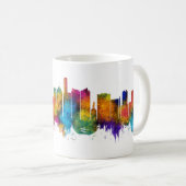 Surabaya Indonesia Skyline Kaffeetasse (VorderseiteRechts)