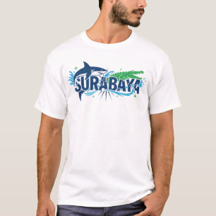 Surabaya T - Shirt - Bold Maritime City Name Graph