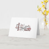 Surah Al-Fatiha Wordle Grußkarte Karte (Gelbe Blume)