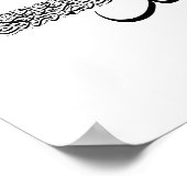 Surah Al Ikhlas, 4 Qulas, Islamische Wall Art Poster (Ecke)