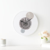 Surah An-Nas Islamic Arabic Calligraphy – Thuluth  Große Wanduhr (Zuhause)