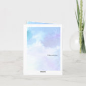 Surah Mulk Quran Verse Muslime Faltkarte Karte (Rückseite)