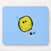 suralglattes Gesichtsmousepad Mousepad (Vorne)