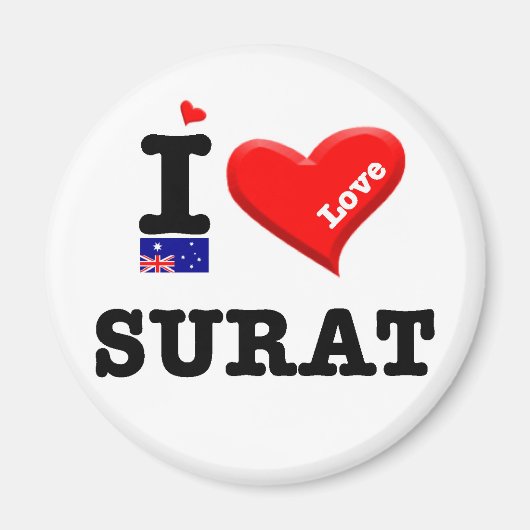 SURAT I Love Magnet (Vorne)