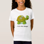 "Sure and Steady" Schildkröten Cartoon Custom T - T-Shirt (Vorderseite)