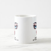 Sure, I Could Agree, Fabulous Eyes Funny Face Kaffeetasse (Mittel)
