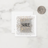 *~* SURE Relationship AP63 Flat Note Card Mitteilungskarte (Vorderseite/Rückseite Beispiel)