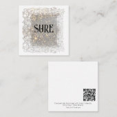 *~* SURE Relationship AP63 Flat Note Card Mitteilungskarte (Vorne/Hinten)
