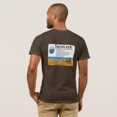 SureLock Brown T-Shirt (Schwarz voll)