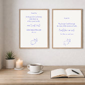 Surely Goodness and Mercy Psalm 23:6 Christian  Poster