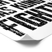 Surely Not Every Kung Fu Has Fought Karate Poster (Ecke)