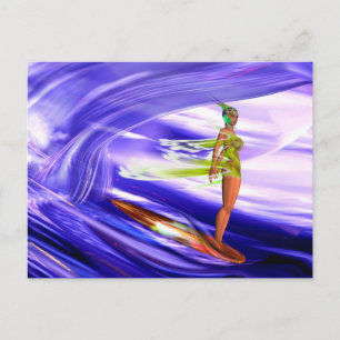 Surf 3 FLATf F Postkarte