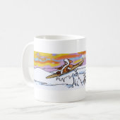 Surf Alaska Tasse (Vorderseite Links)