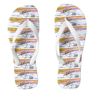 Surf Alaska weite Flip Flops Badesandalen