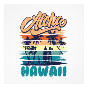 Surf - Aloha Hawaii Fotodruck