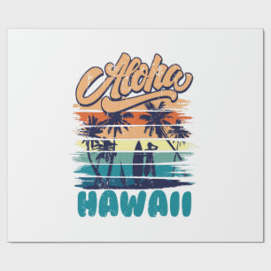 Surf - Aloha Hawaii Geschenkpapier