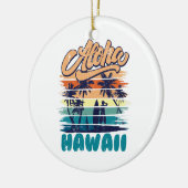 Surf - Aloha Hawaii Keramik Ornament (Links)