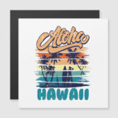Surf - Aloha Hawaii Magnetkarte (Vorne/Hinten)