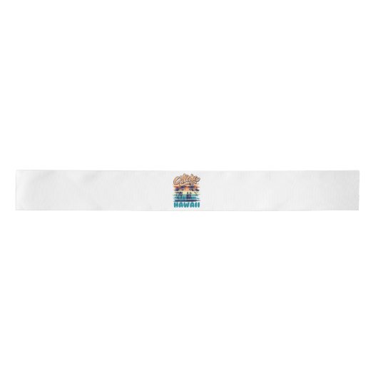 Surf - Aloha Hawaii Satinband (Vorderseite)