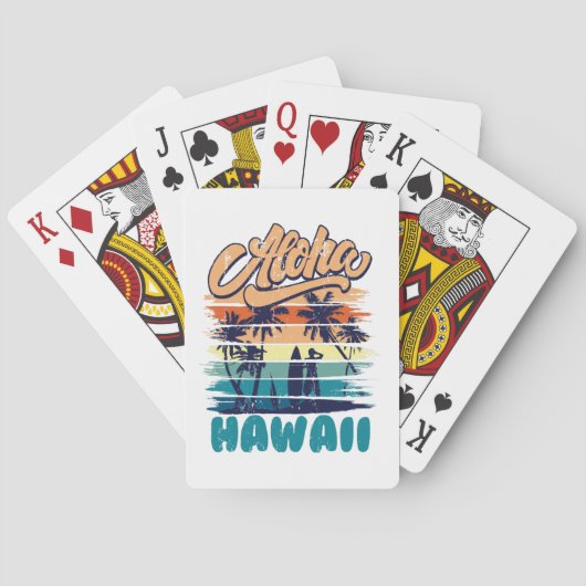 Surf - Aloha Hawaii Spielkarten (Rückseite)