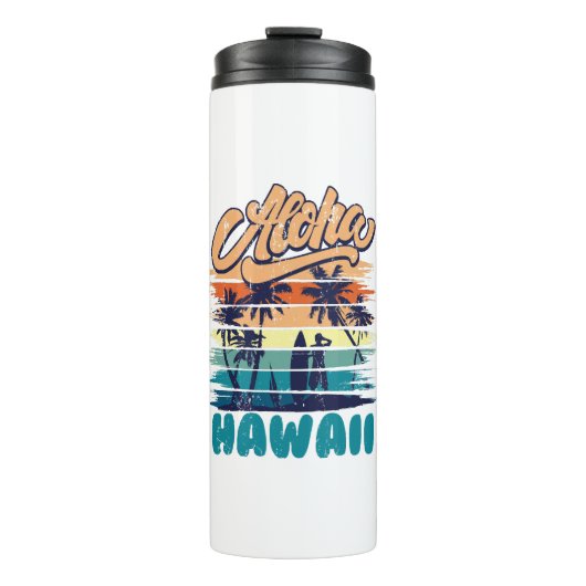 Surf - Aloha Hawaii Thermosbecher (Vorderseite)
