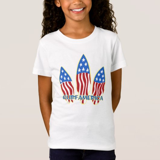 Surf America Girls T - Shirt (Vorderseite)