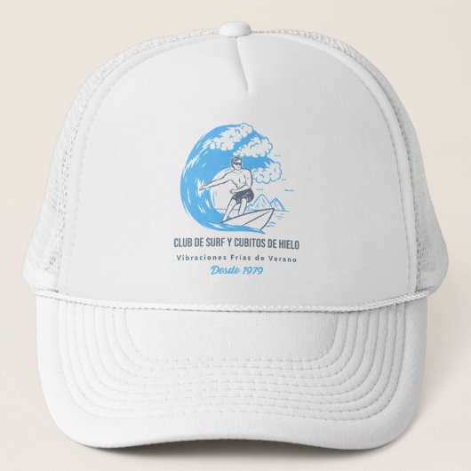 Surf and Ice Cube Club Truckerkappe (Vorderseite)