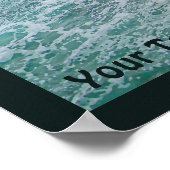 Surf and Rocks - Nahariya, Israel Poster (Ecke)