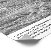 Surf and Rocks near Bodega Station, 1966 Poster (Ecke)