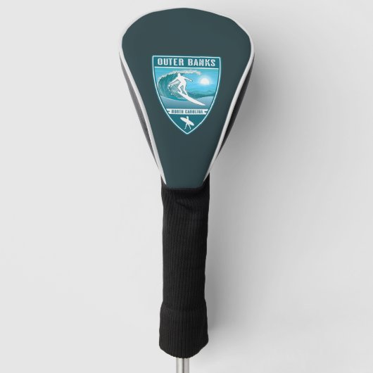 Surf Außenbanks North Carolina Golf Headcover (Vorderseite)
