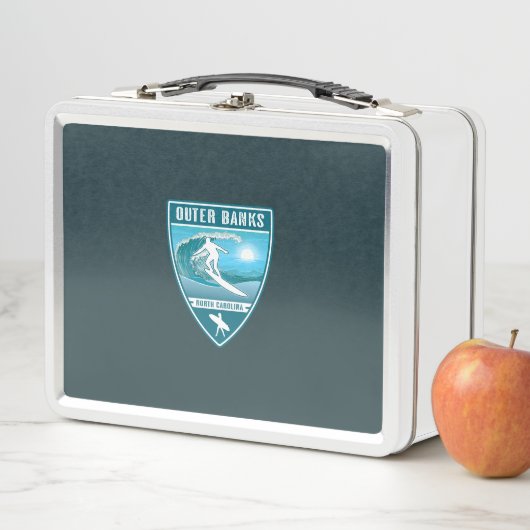 Surf Außenbanks North Carolina Metall Brotdose (Beispiel)