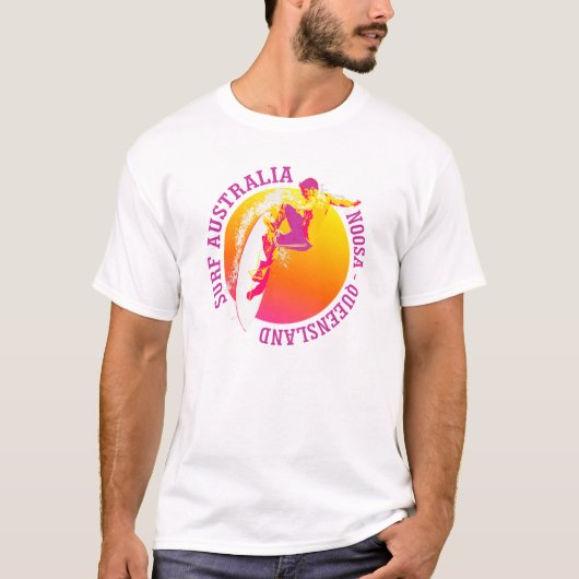 Surf Australia (Noosa) T-Shirt (Vorderseite)