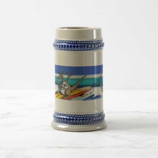 Surf Australia stein Bierglas (Mittel)