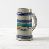 Surf Australia stein Bierglas (VorderseiteRechts)