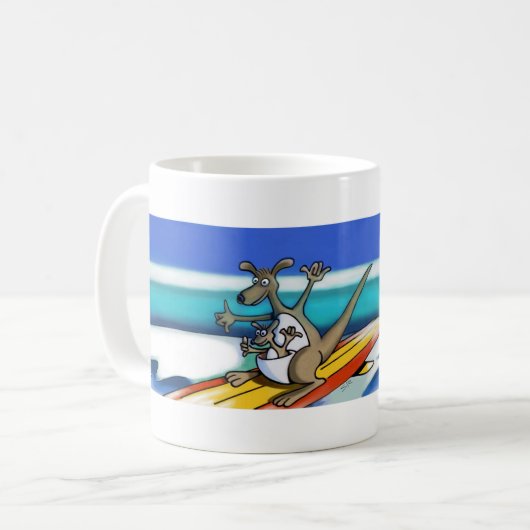 Surf Australia Tasse (Vorderseite Links)