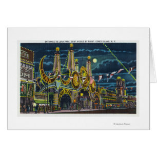 Surf Avenue Aussicht Luna Park Eingang